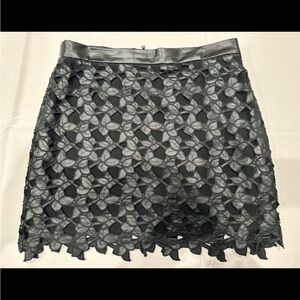 Sam Edelman Black faux leather Mini Skirt 12